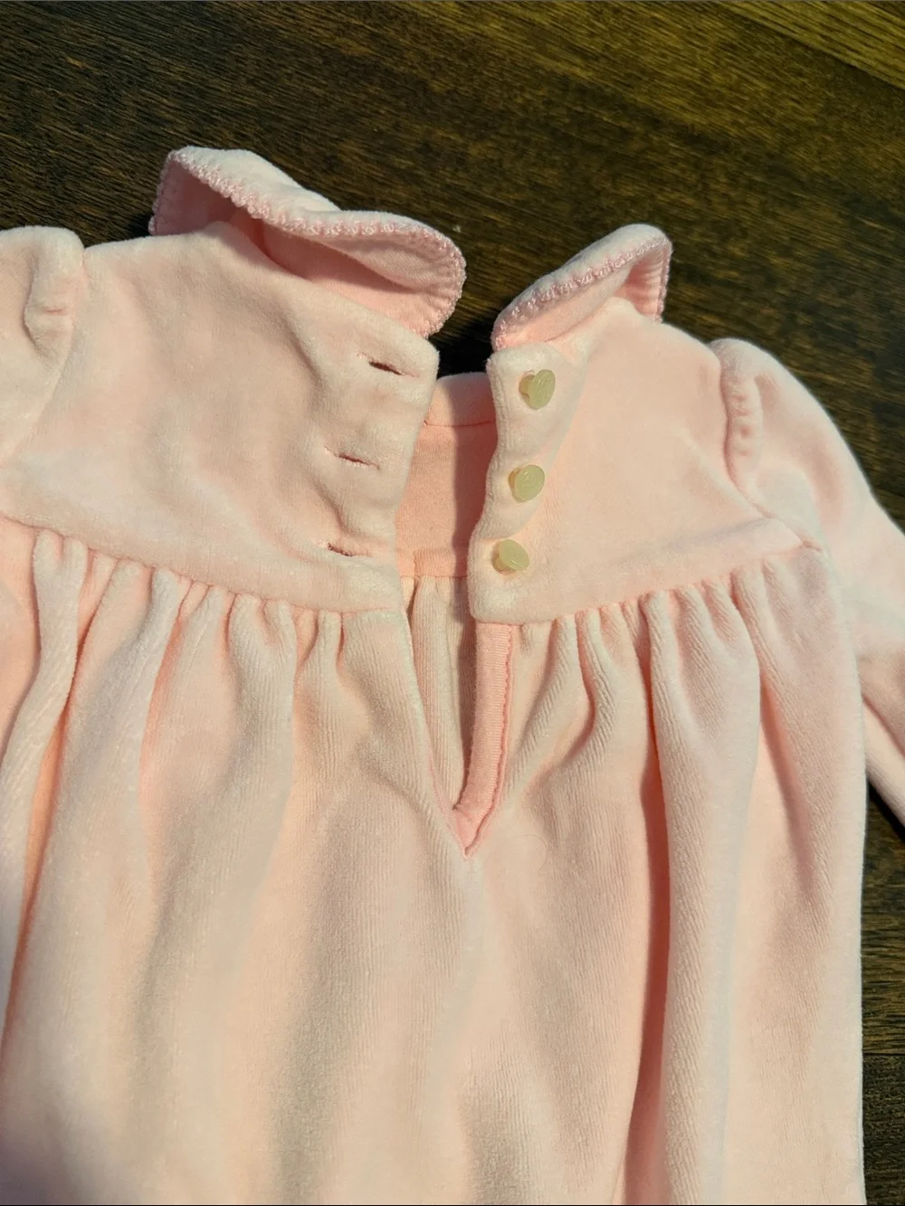 Ralph Lauren Pale Pink Footed One-Piece Romper